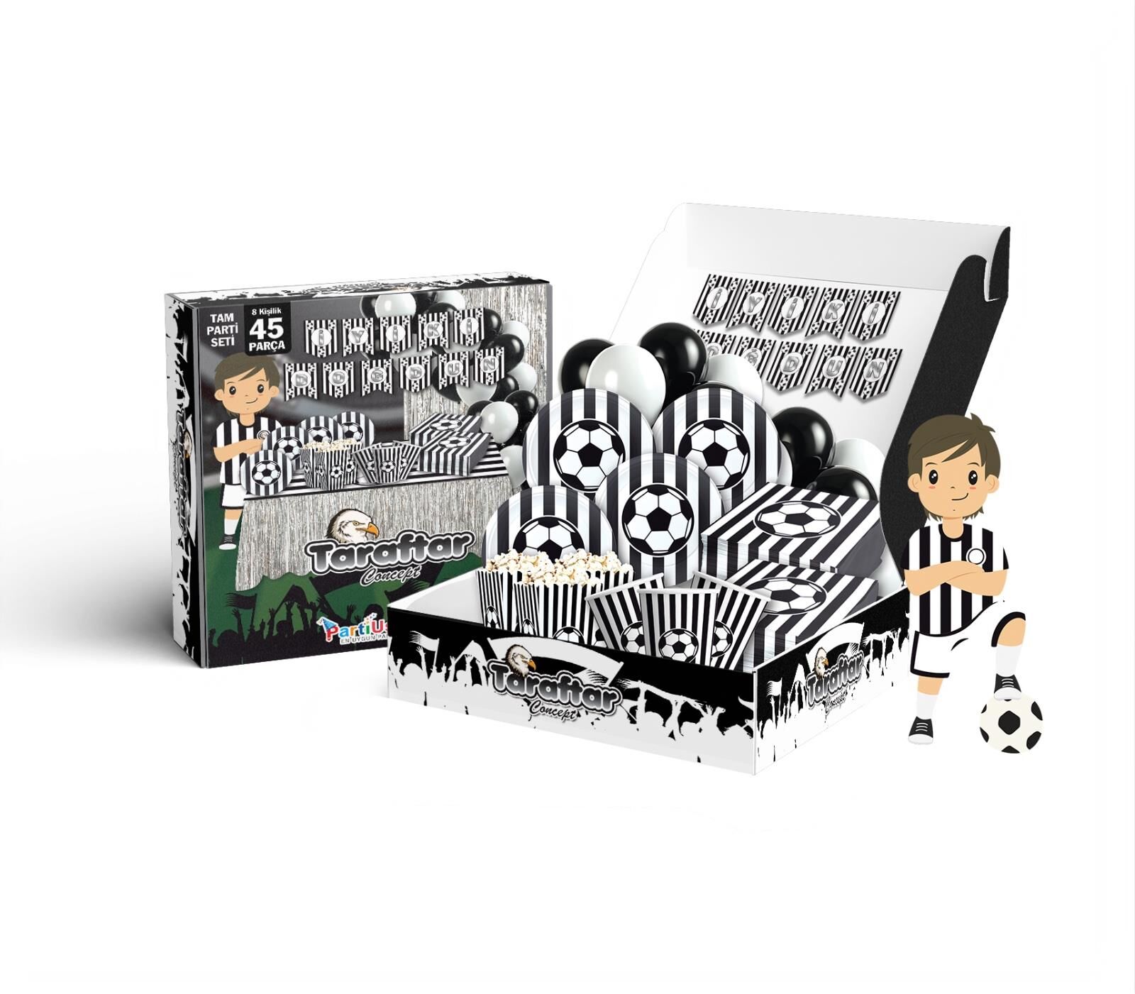 PARTİ SETİ 8 KİŞİLİK BEŞİKTAŞ