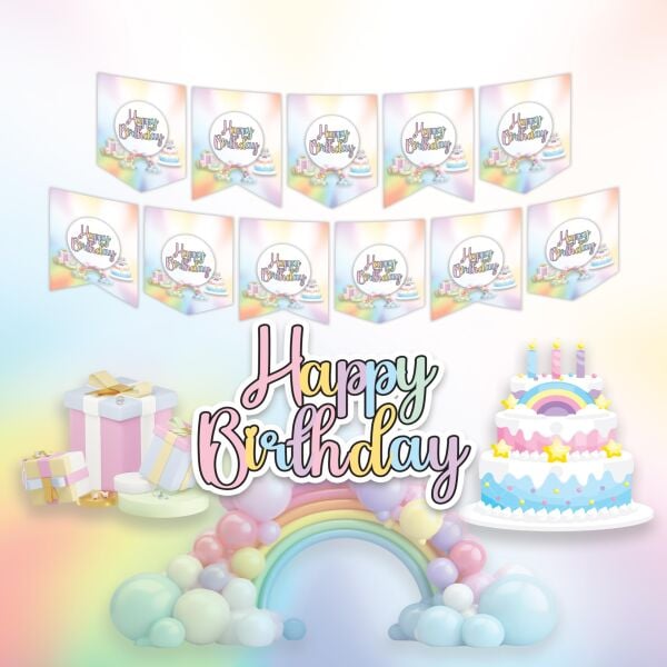 YAZI ZARF BANNER HAPYY MACORON