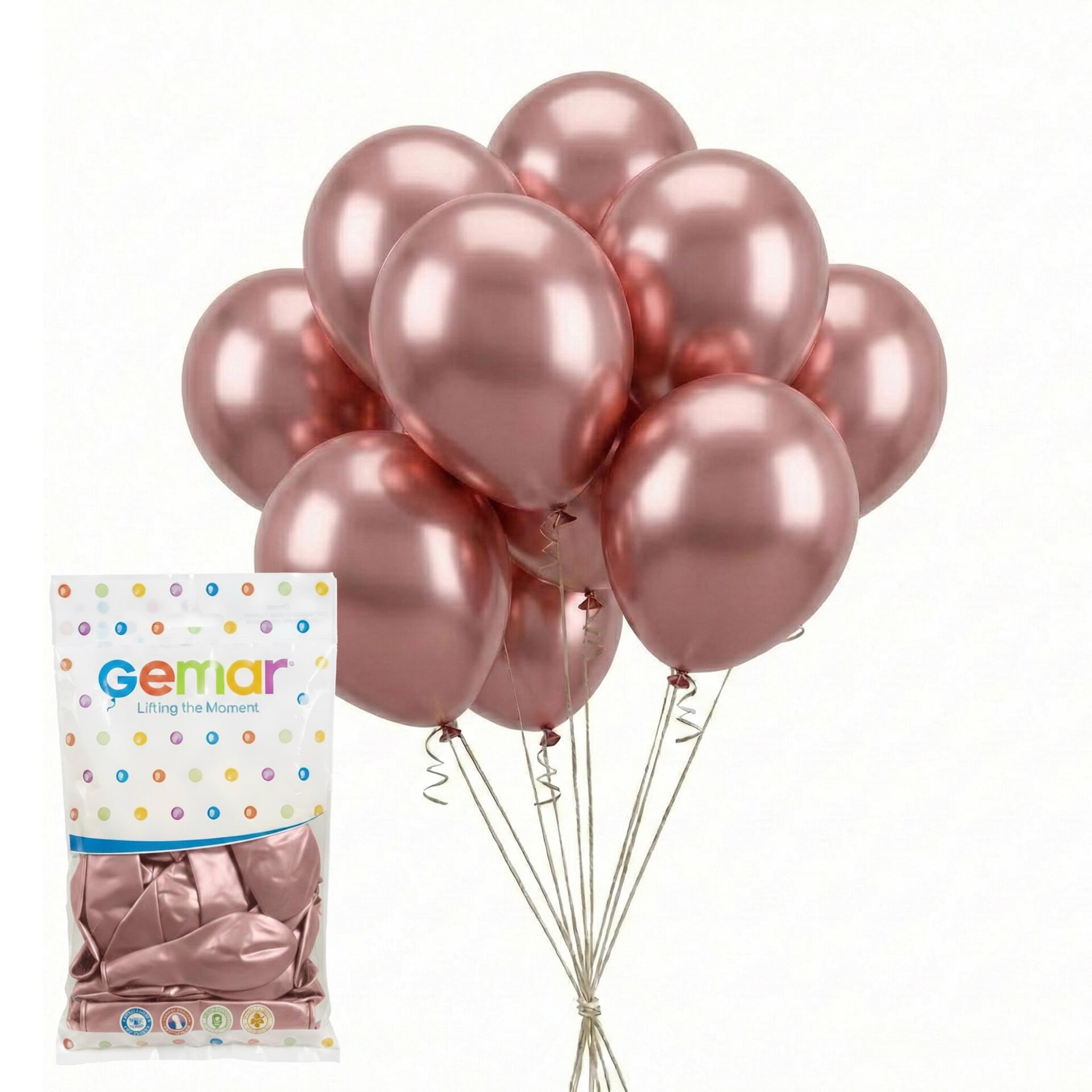 BALON METALİK ROZ GOLD 100 LÜ