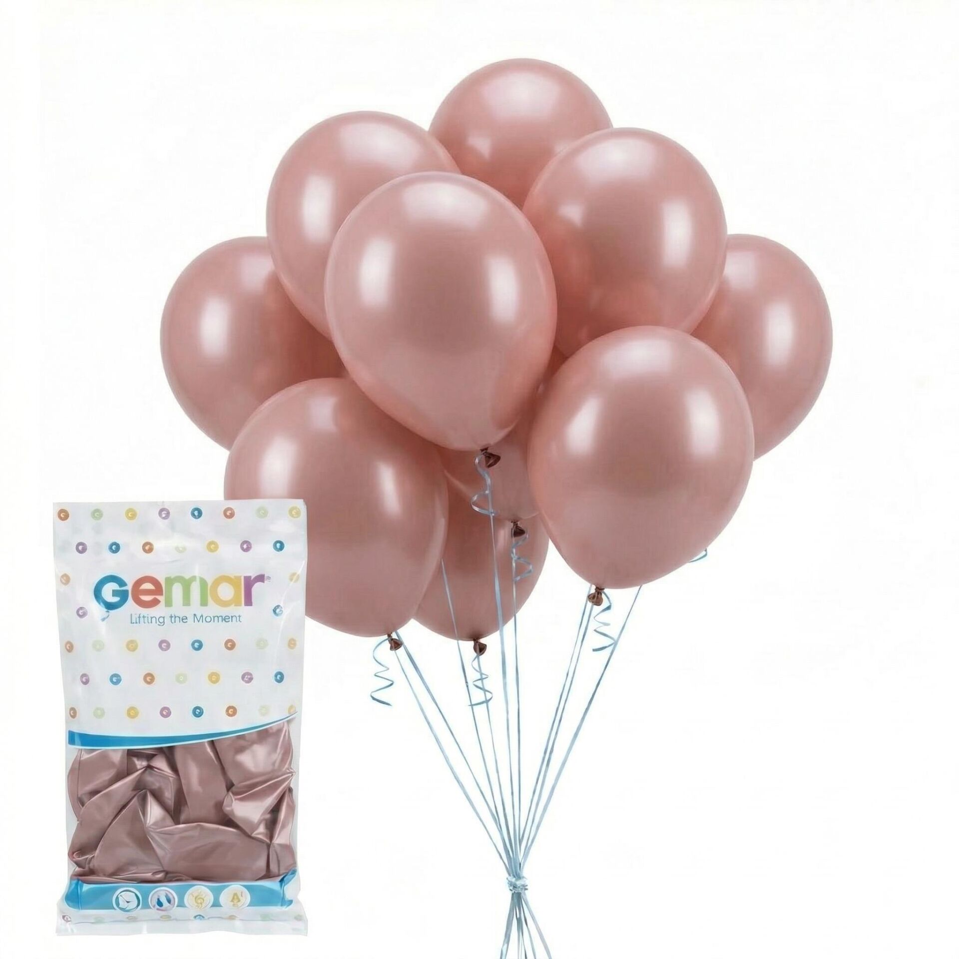 BALON METALİK ROZ GOLD 100 LÜ