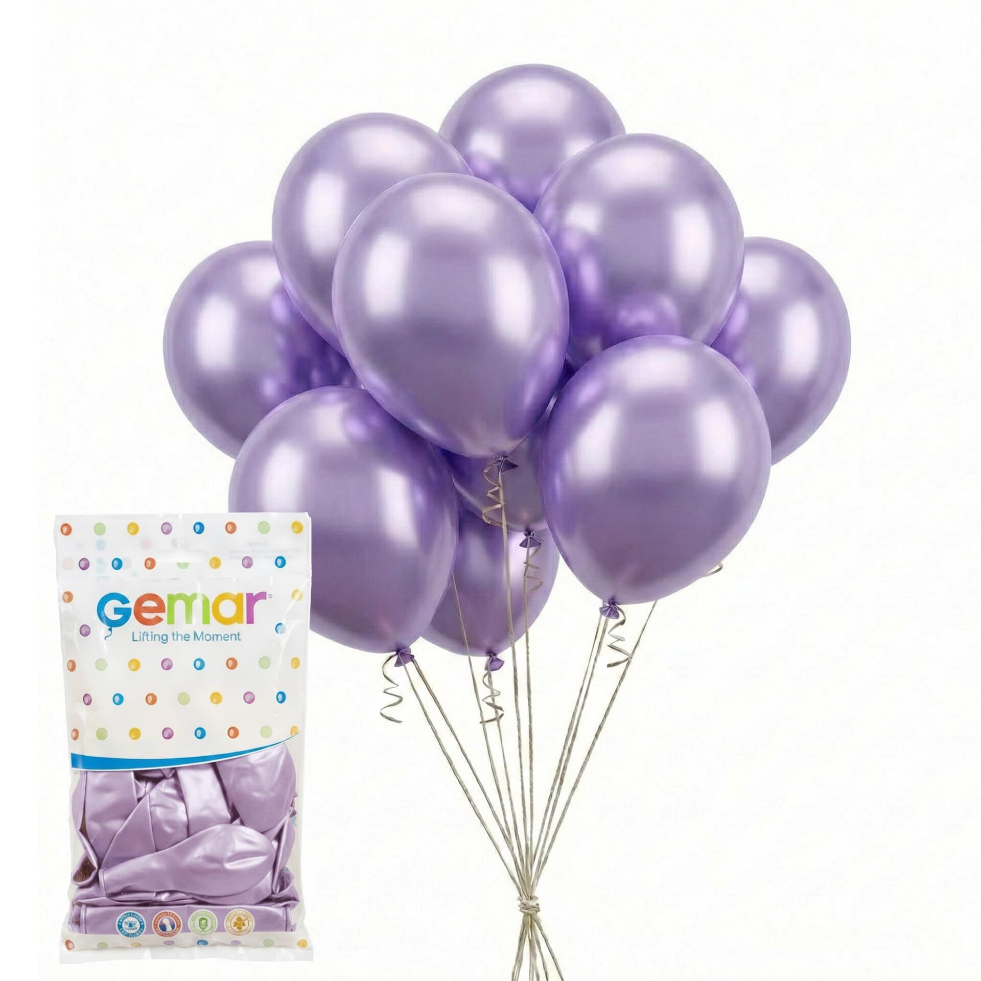 BALON METALİK LİLA 63 100 LÜ