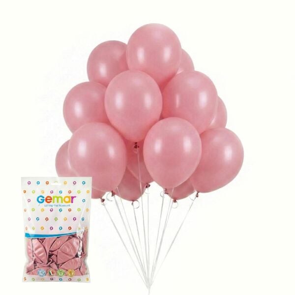 BALON PASTEL KOYU PEMBE 100 LÜ