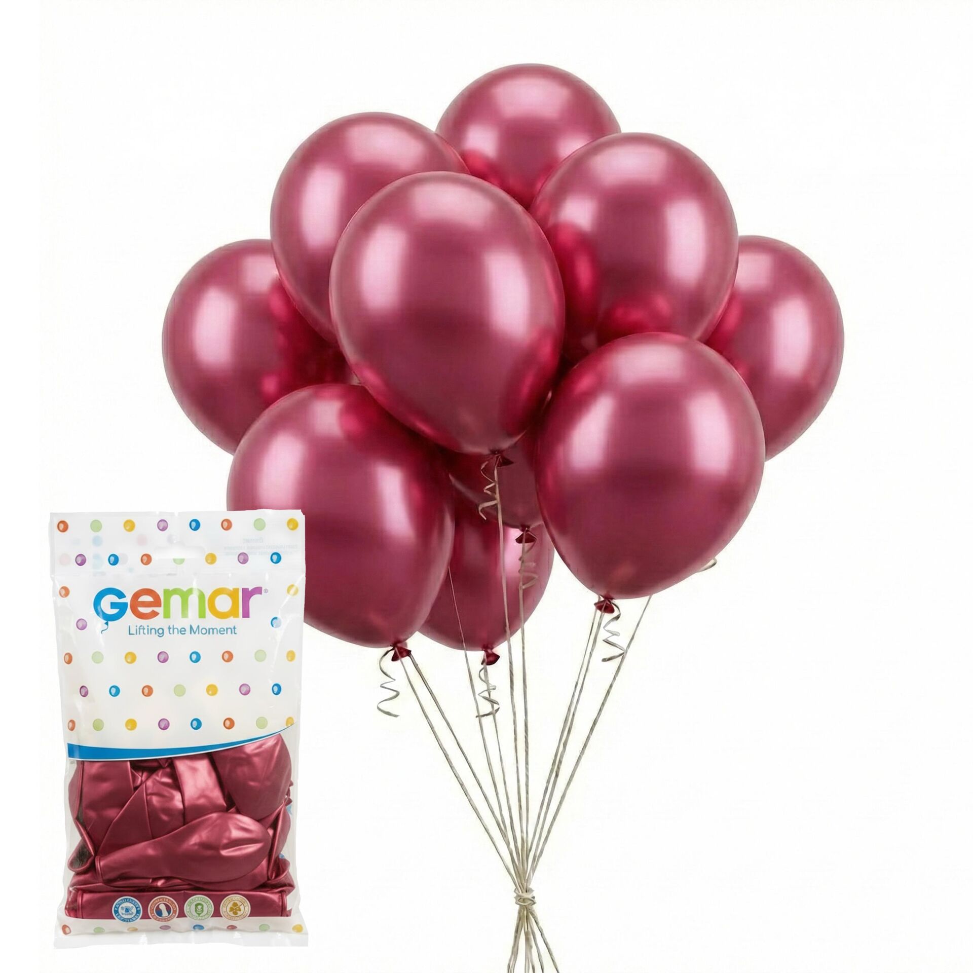 BALON METALİK KOYU PEMBE 100 LÜ