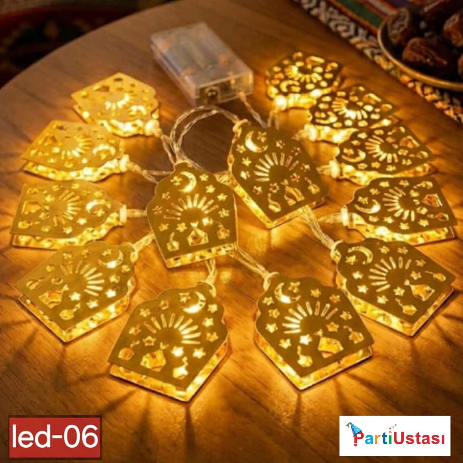 LED PİLLİ RAMAZAN LED 06 (2 METRE)