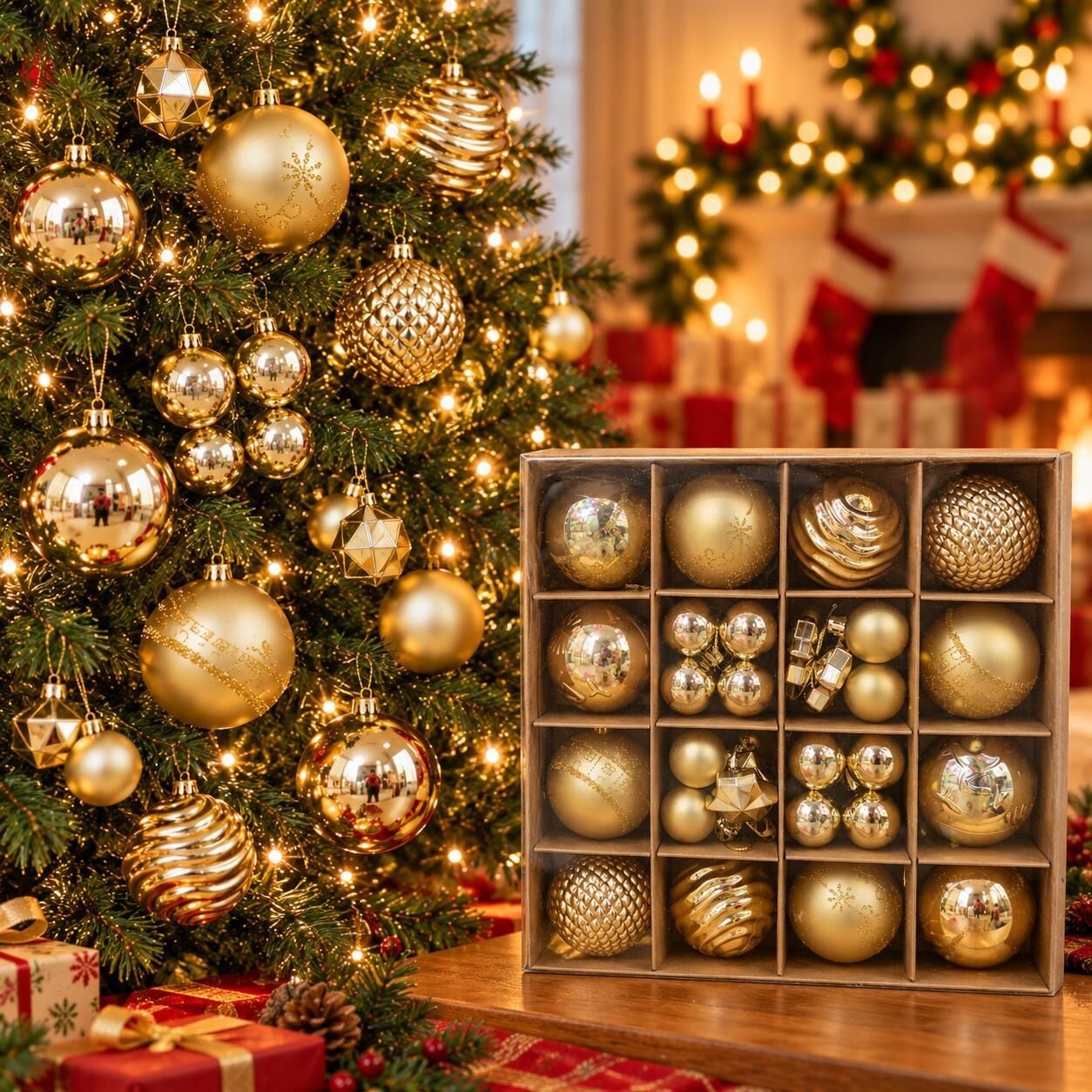 LÜX NOEL TOP 6CM/3 CM ASORTİ 44 PARÇA(1KOLİ 36 PK)