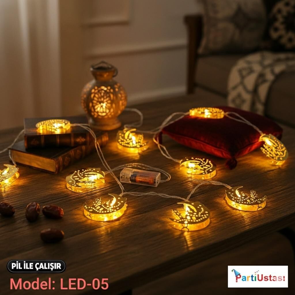 LED PİLLİ RAMAZAN LED 05 (2 METRE)