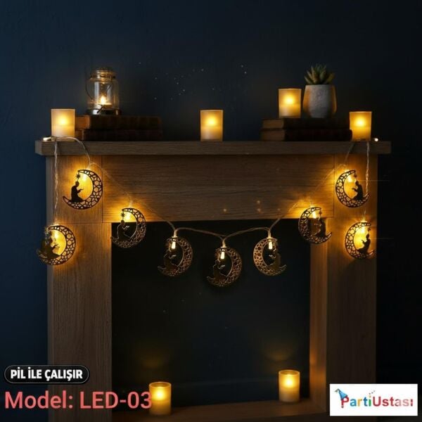 LED PİLLİ RAMAZAN LED 03 (2 METRE)