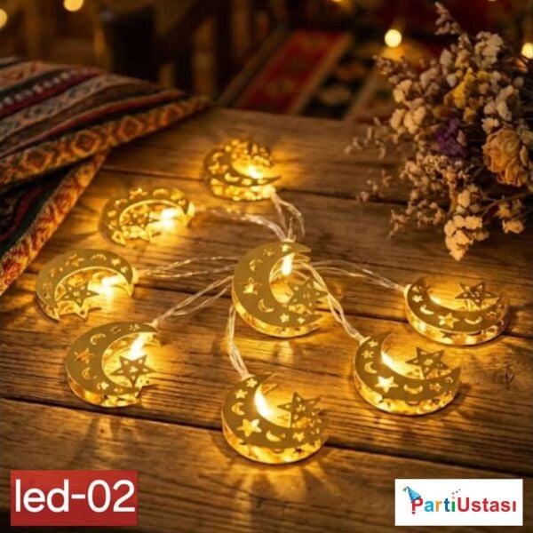 LED PİLLİ RAMAZAN LED 02 (2 METRE)