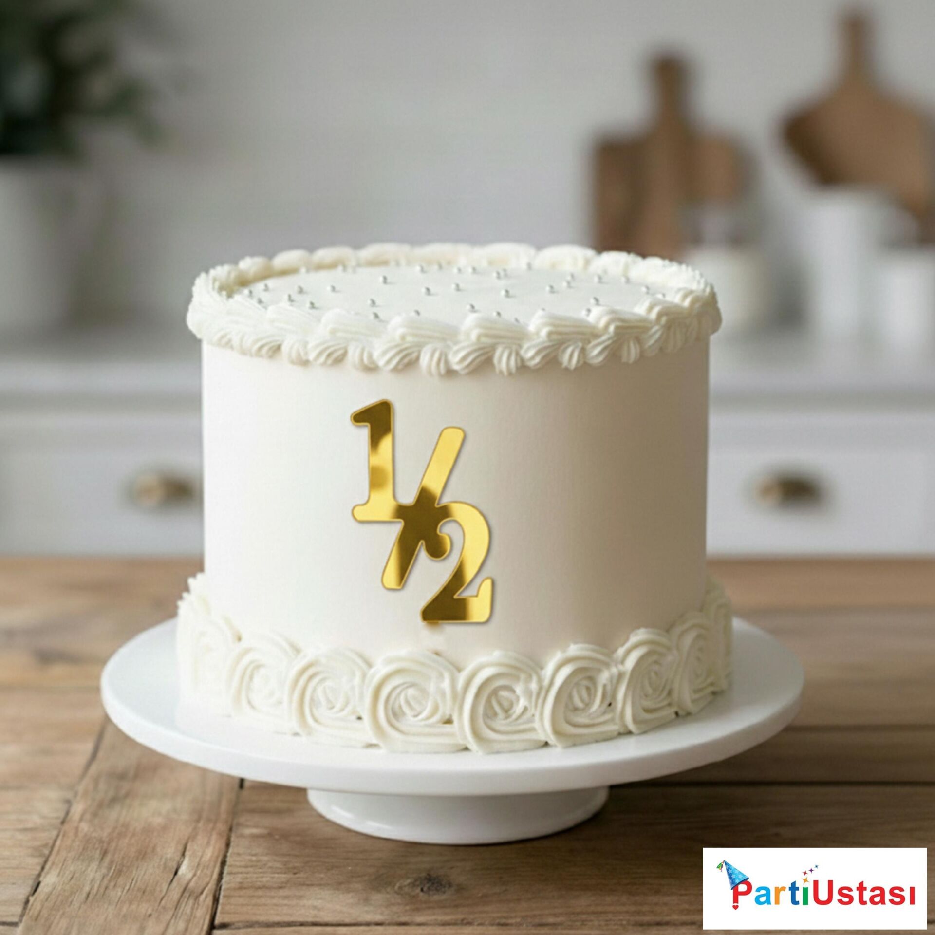 PASTA ÖNÜ YAZI PLEKSİ 1/2 GOLD