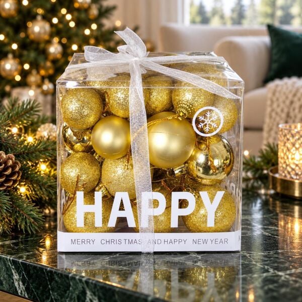 LÜX NOEL TOP 3 CM / 4  CM MİX 42 Lİ(1 KOLİ 100 PK)