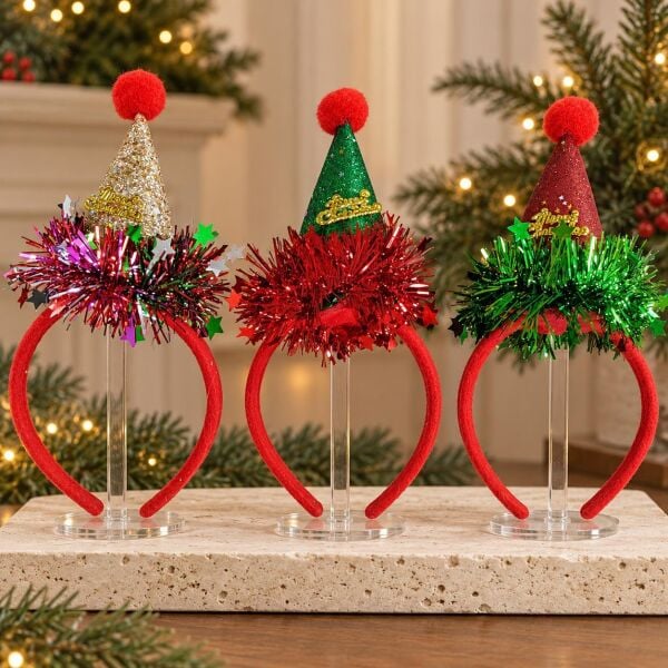 TAÇ NOEL 12 Lİ NOEL ŞAPKALI (1 KOLİ 600 AD)