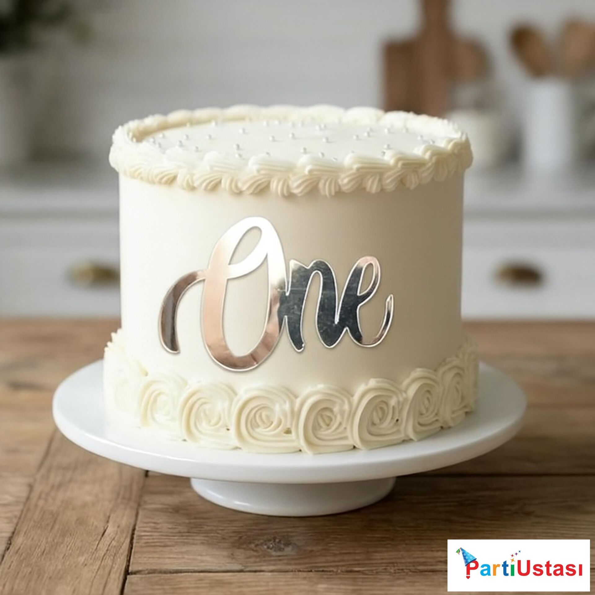 PASTA ÖNÜ YAZI PLEKSİ ONE GÜMÜŞ