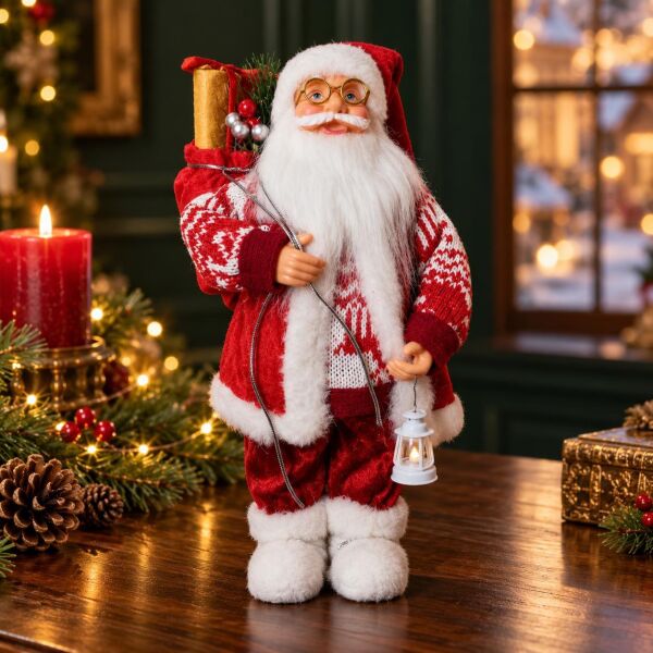 NOEL BABA KIRMIZI 30 CM (1 KOLİ 48 AD)