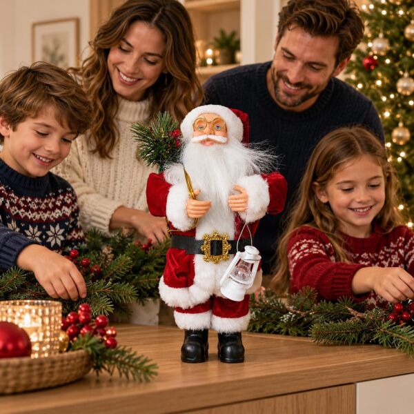NOEL BABA ÇUVALLI KIRMIZI 30 CM (1 KOLİ 48 AD)