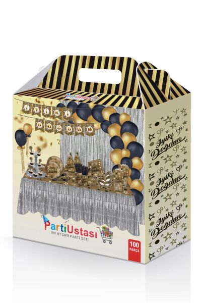 PARTİ SETİ İYİ Kİ DOĞDUN GOLD
