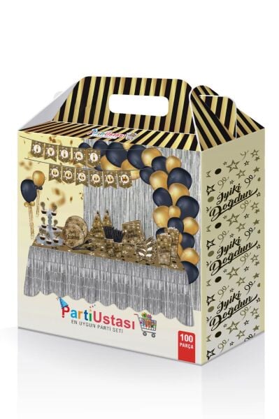 PARTİ SETİ İYİ Kİ DOĞDUN GOLD