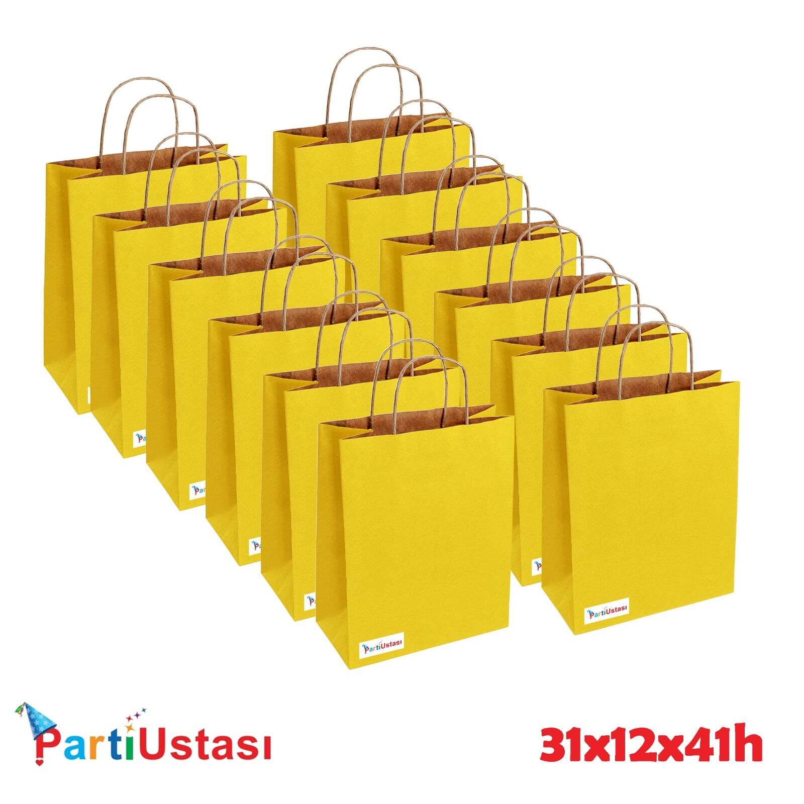 ÇANTA BÜKÜM SAPLI 31 X 12 X 41 H (25AD) SARI
