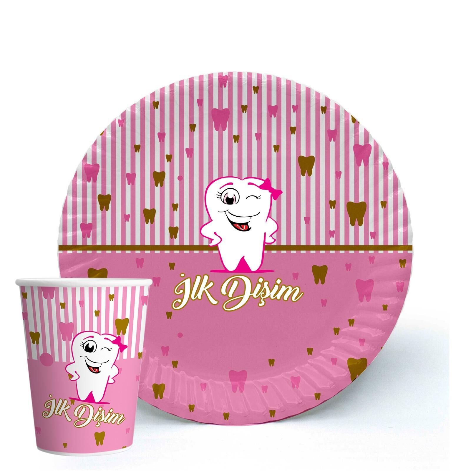 TABAK BARDAK DİŞ PEMBE