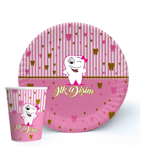 TABAK BARDAK DİŞ PEMBE