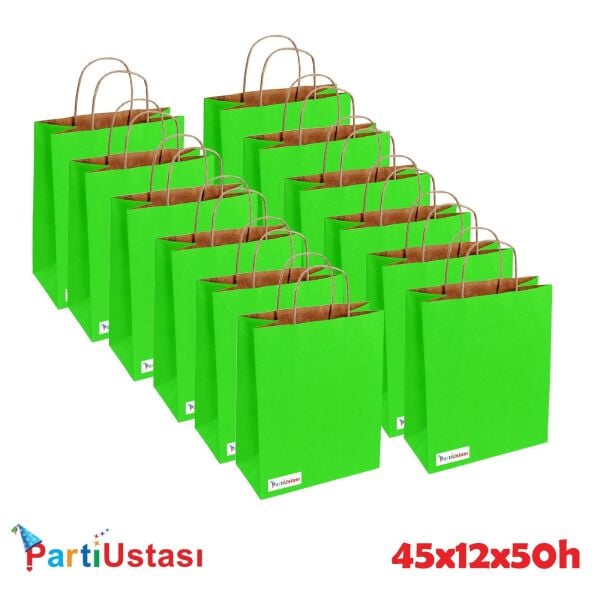 ÇANTA BÜKÜM SAPLI 45 X 12 X 50 H (25AD) YEŞİL