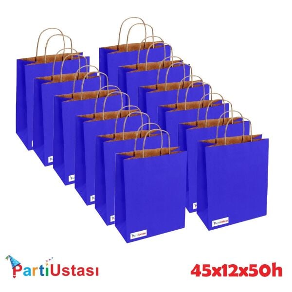 ÇANTA BÜKÜM SAPLI 45 X 12 X 50 H (25AD) LACİVERT