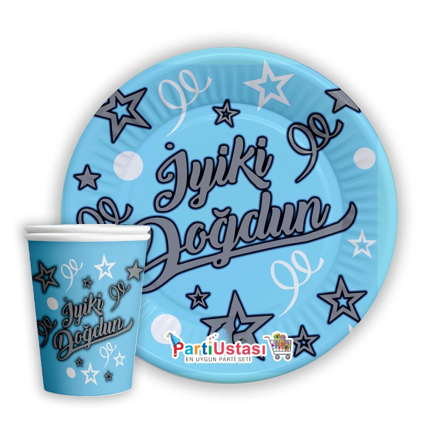 TABAK BARDAK İ.DOĞDUN MAVİ