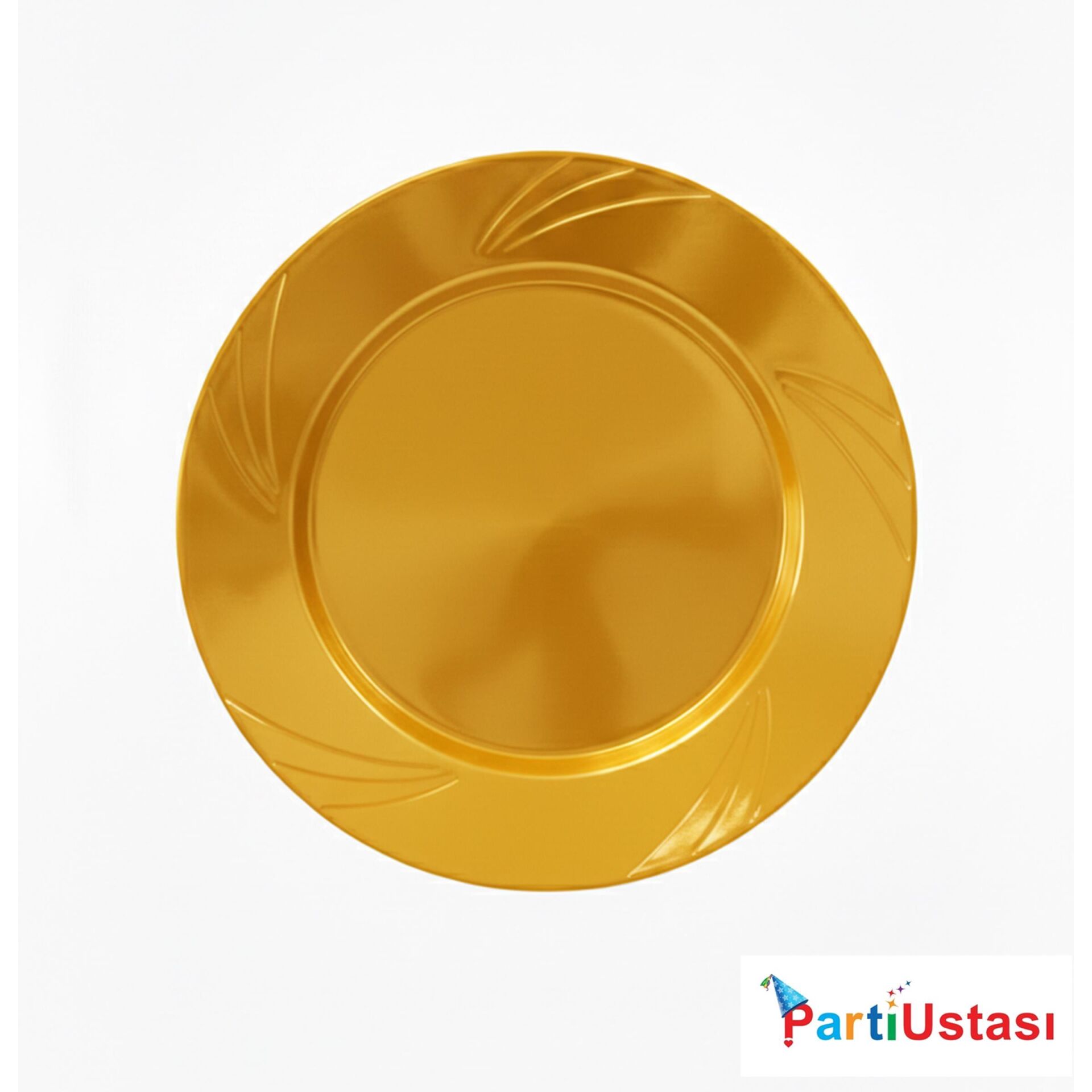 TABAK MİKA 26 CM 6 LI GOLD