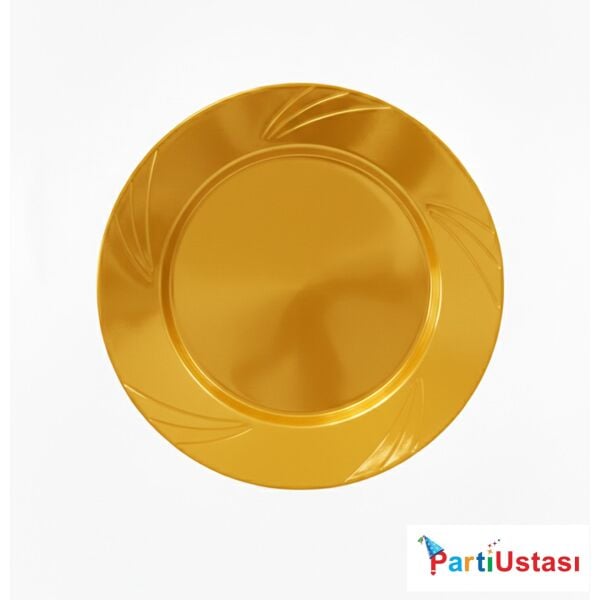 TABAK MİKA 26 CM 6 LI GOLD