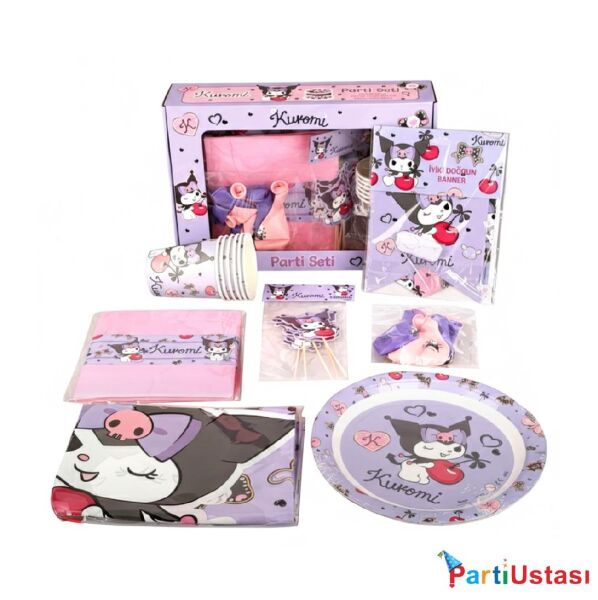 PARTİ SETİ 6 KİŞİLİK KUROMİ