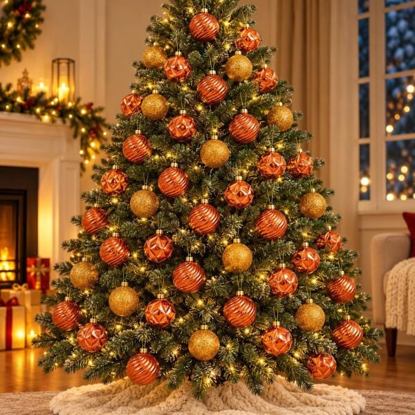 LÜX ASORTİ NOEL TOP 5 CM GMŞ 20 Lİ (1 KOLİ 90 PK)