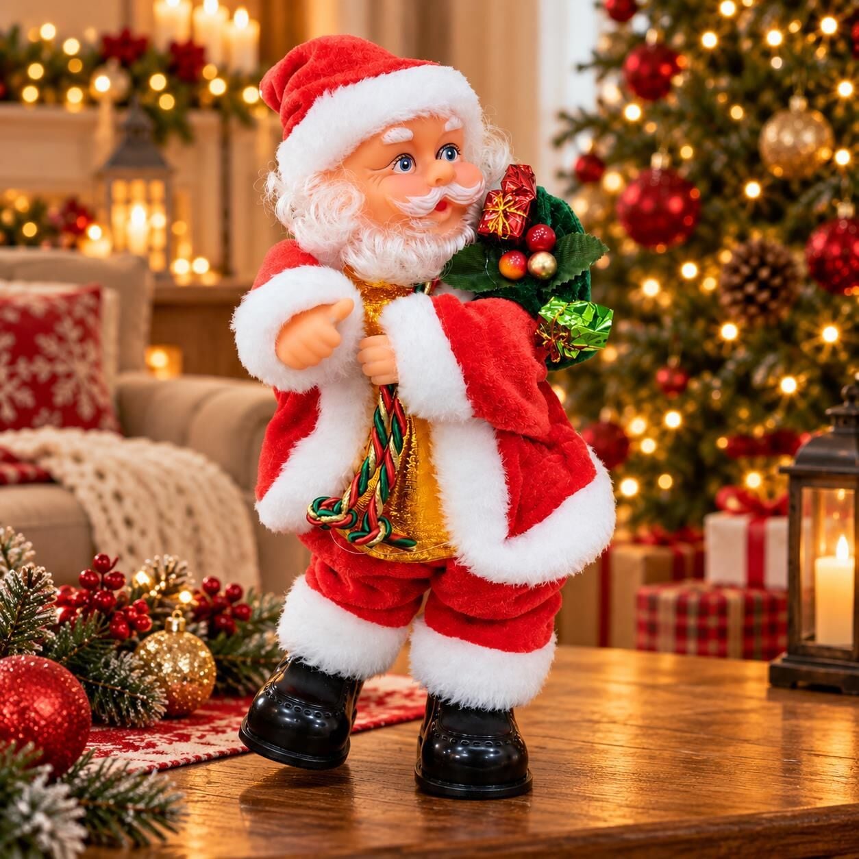 NOEL BABA DANS EDEN 27 CM (1 KOLİ 48 AD)