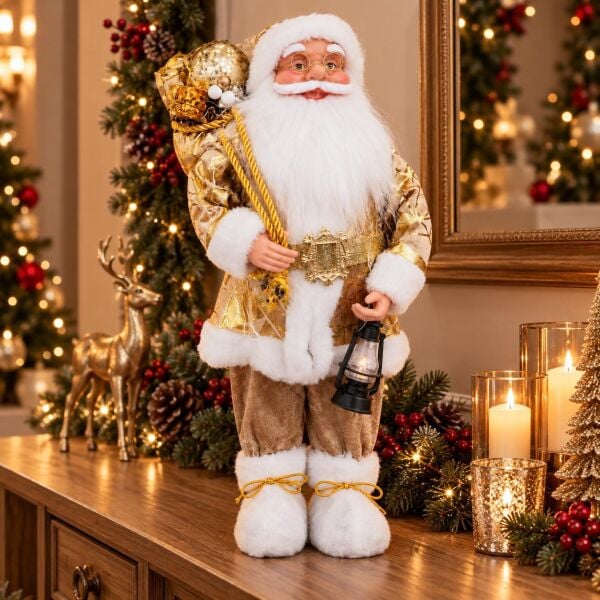NOEL BABA GOLD 44 CM (1 KOLİ 36 AD)