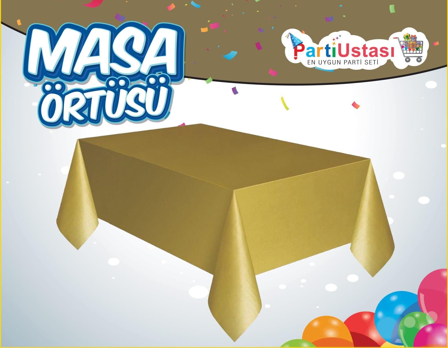 DÜZ MASA ÖRTÜSÜ ALTIN