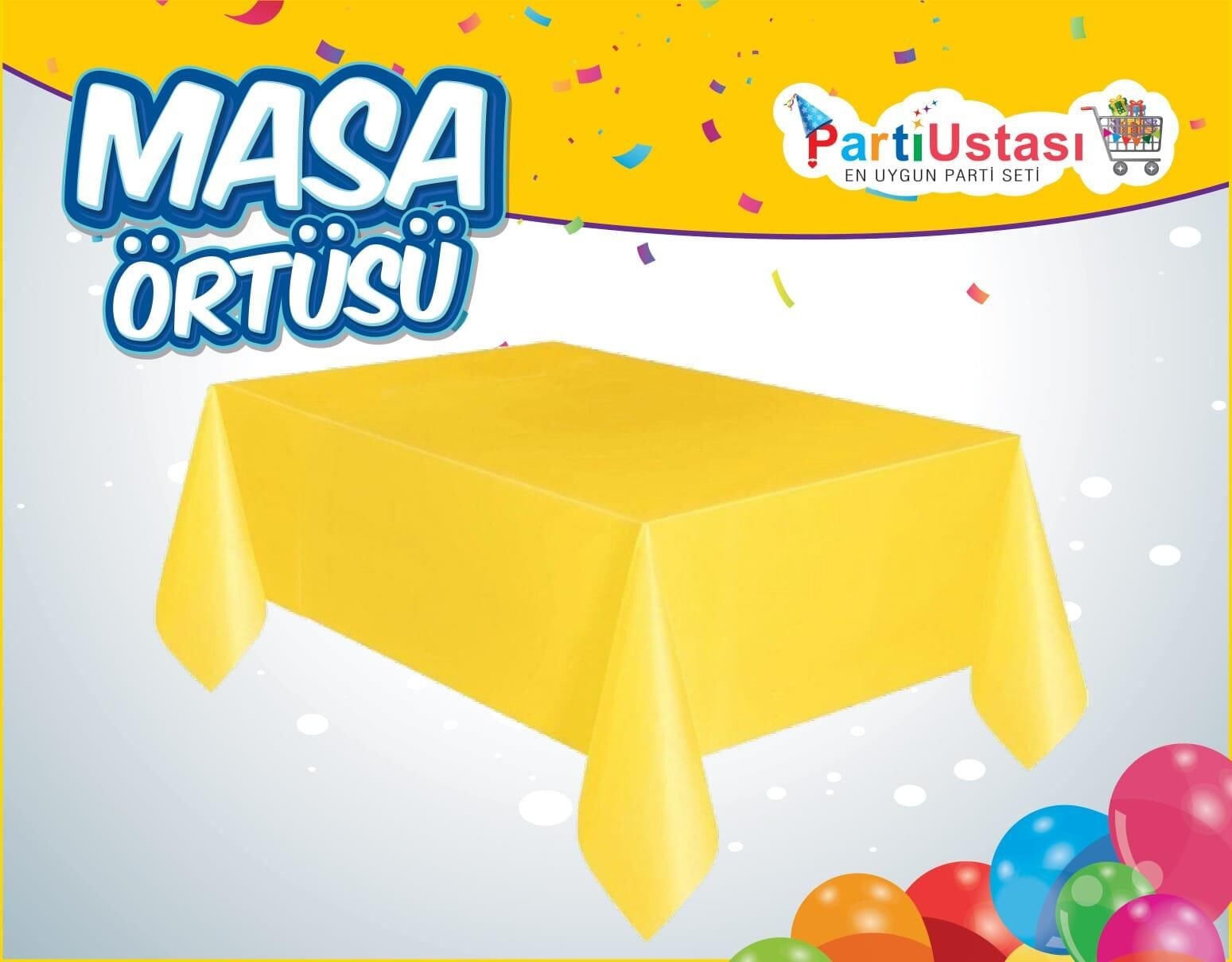 DÜZ MASA ÖRTÜSÜ SARI