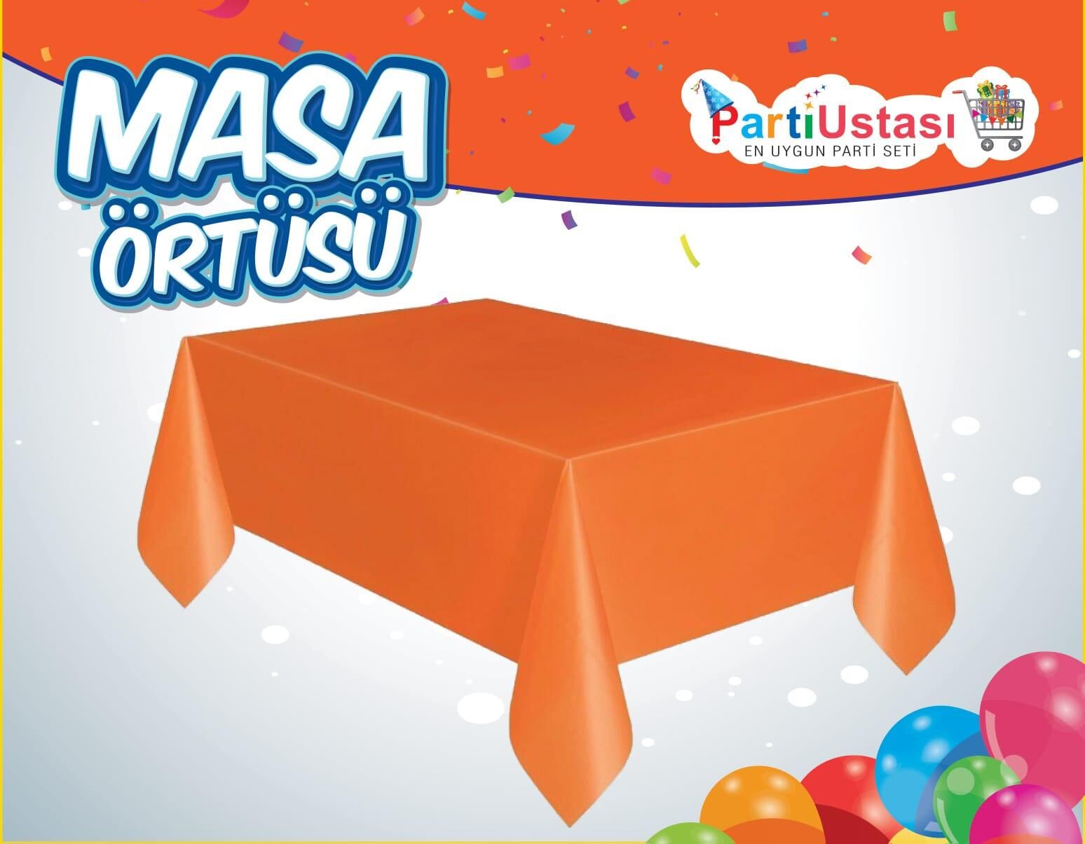 DÜZ MASA ÖRTÜSÜ TURUNCU