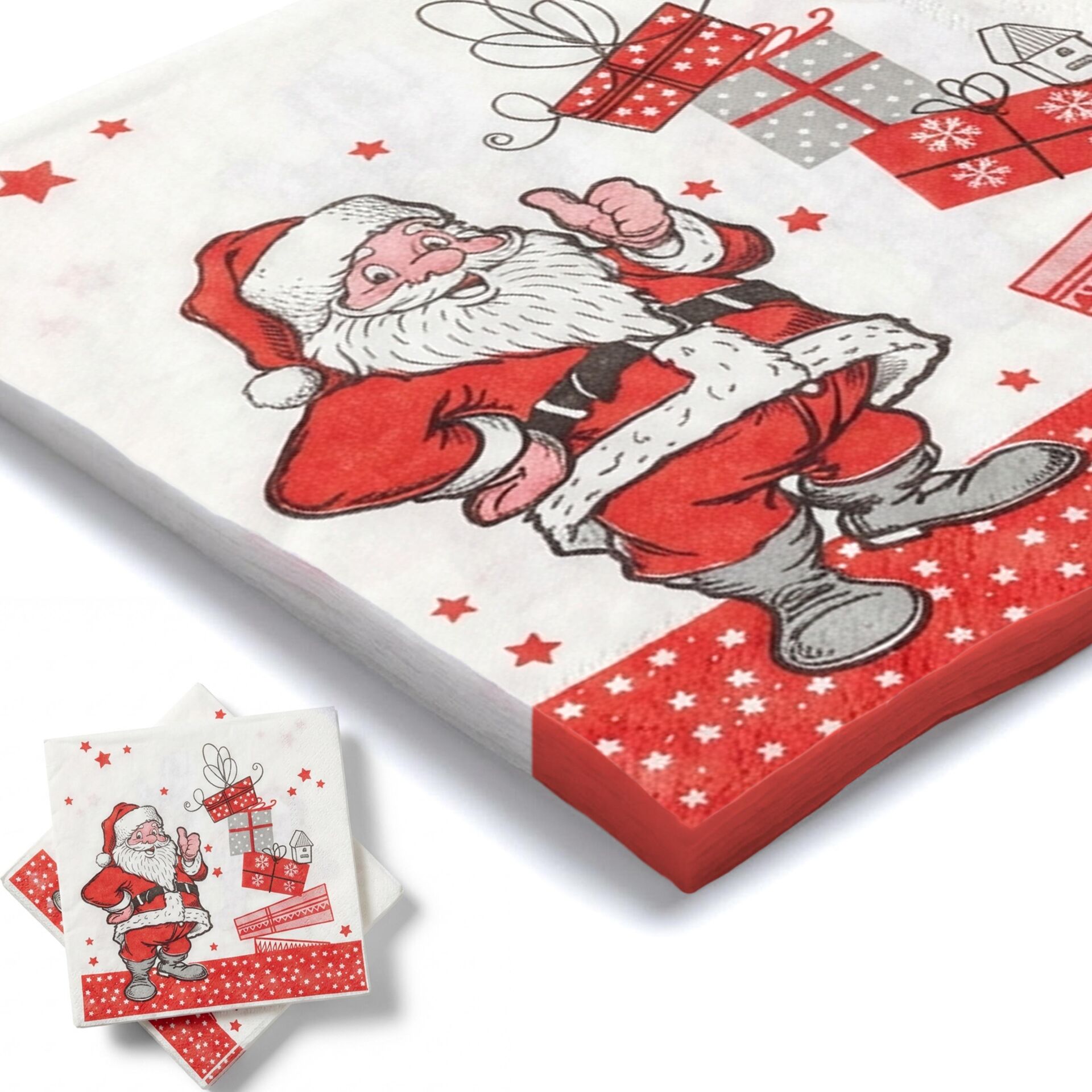 BASKILI PEÇETE NOEL BABA