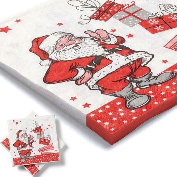 BASKILI PEÇETE NOEL BABA