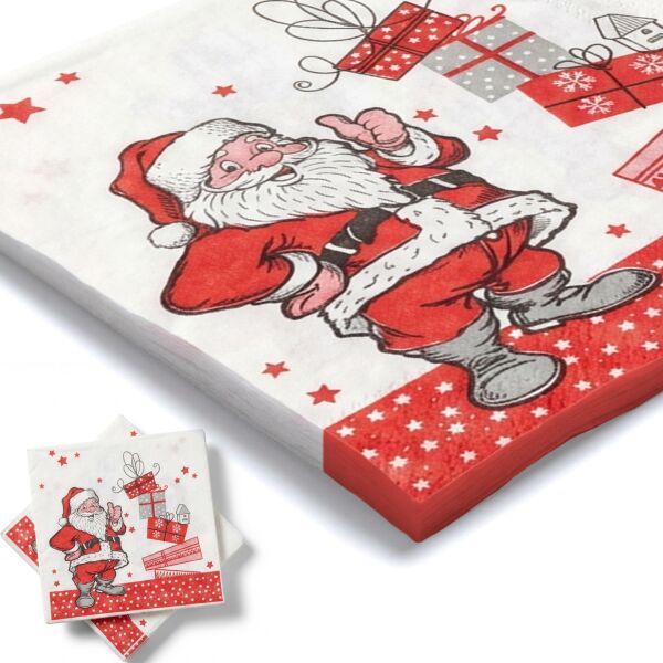 BASKILI PEÇETE NOEL BABA