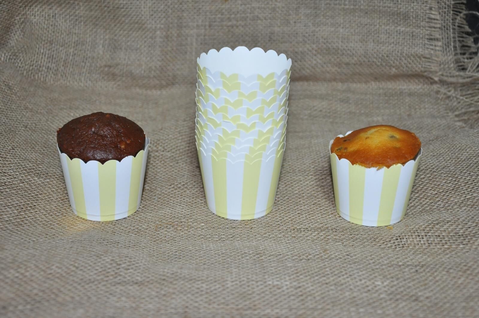 KAPSÜL 25 Lİ PASTEL ÇİZGİLİ SARI