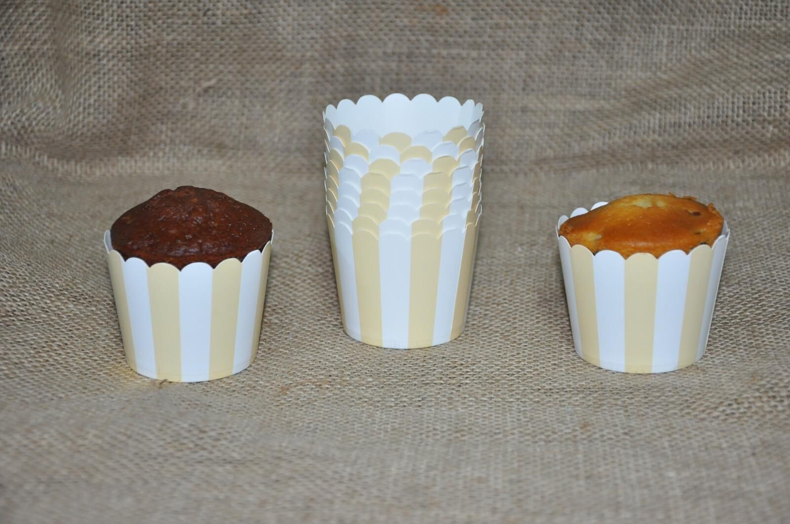 KAPSÜL 25 Lİ PASTEL ÇİZGİLİ KREM