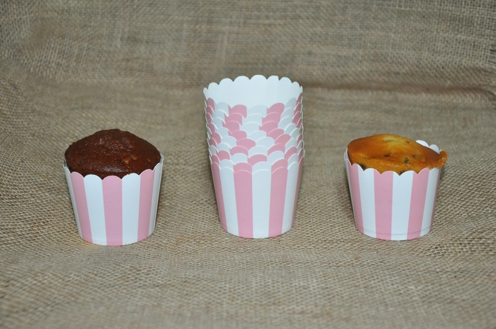 KAPSÜL 25 Lİ PASTEL ÇİZGİLİ PEMBE