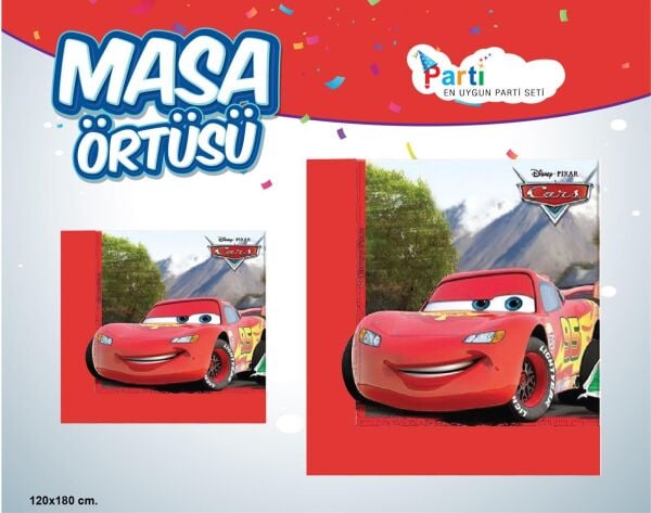 MASA ÖRTÜSÜ LİSANSLI CARS