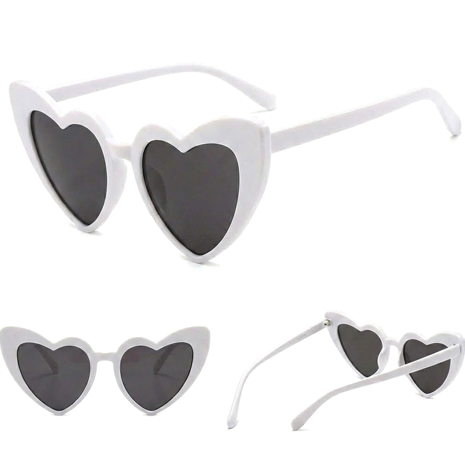 GELİN DAMAT GÖZLÜK GELİN KALP BEYAZ