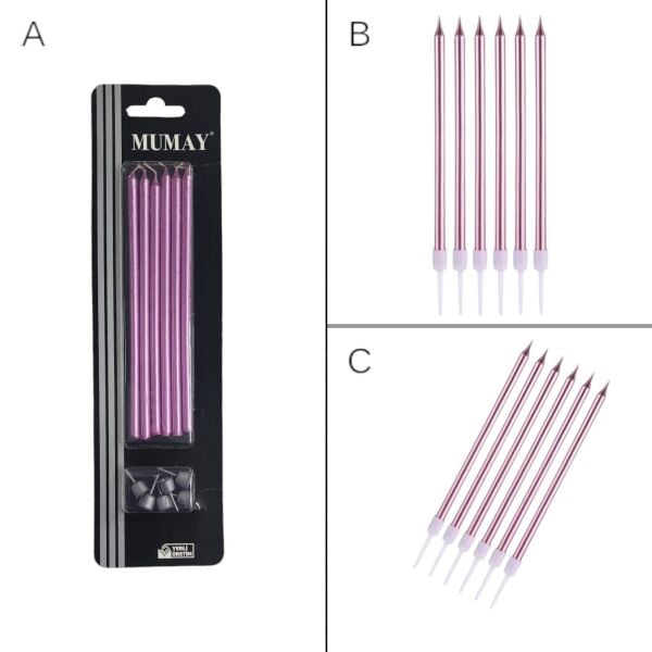 MUM 20 CM 7 Lİ PEMBE