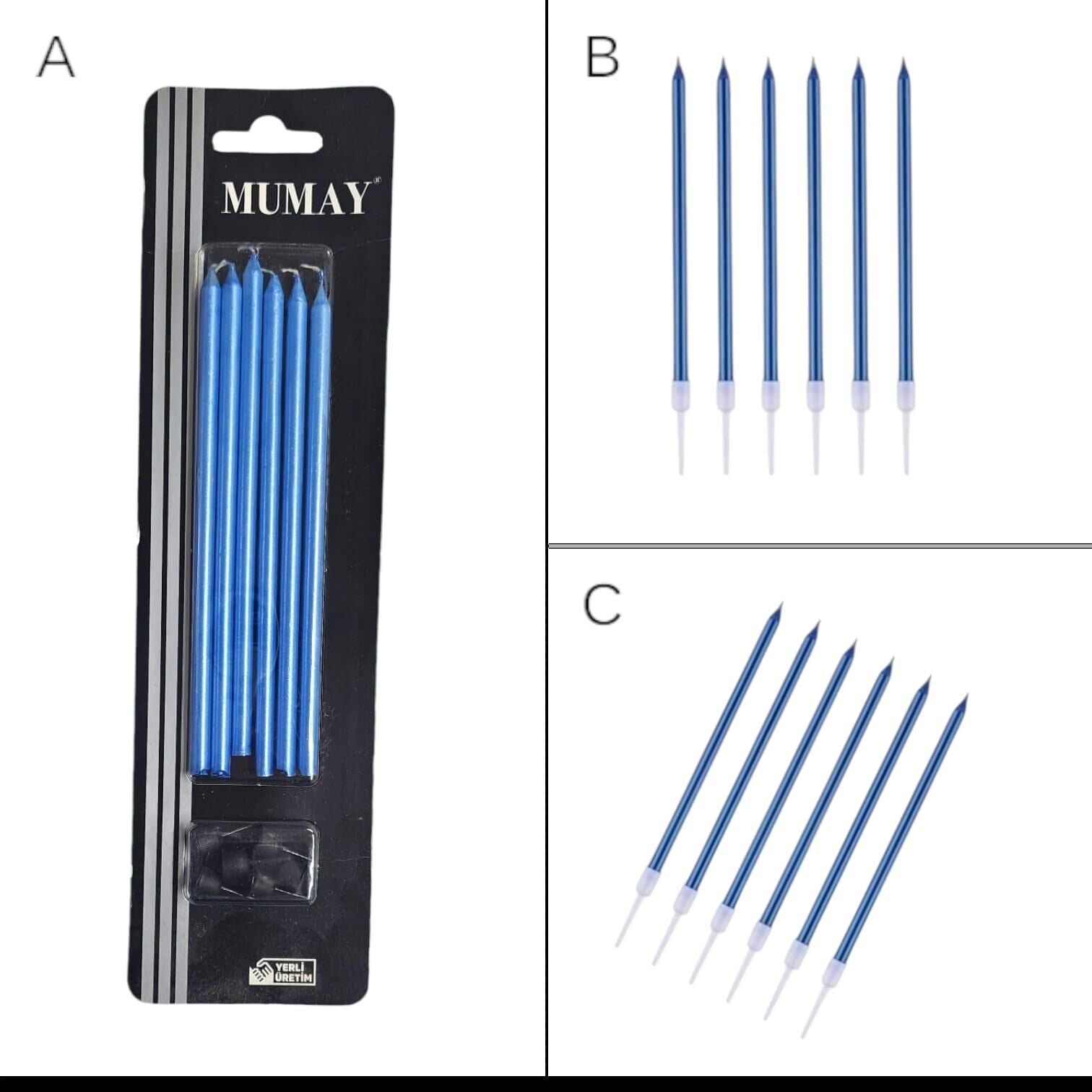 MUM 20 CM 7 Lİ MAVİ