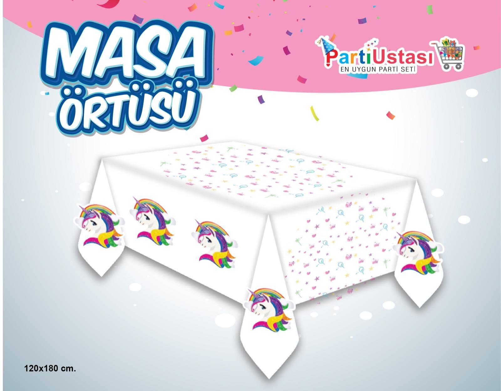 MASA ÖRTÜSÜ LİSANSLI ÜNİCORN