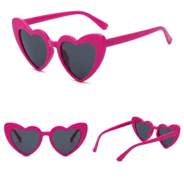 GELİN DAMAT GÖZLÜK GELİN KALP FUŞYA