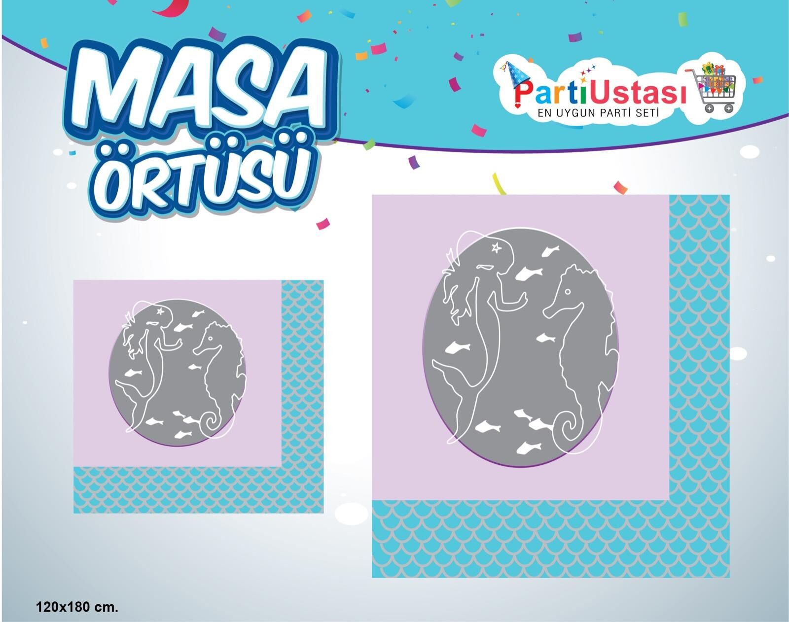 MASA ÖRTÜSÜ LİSANSLI DENİZ KIZI