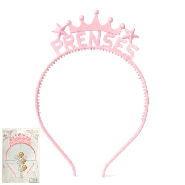 PLS RENKLİ TAÇ PRENSES PEMBE