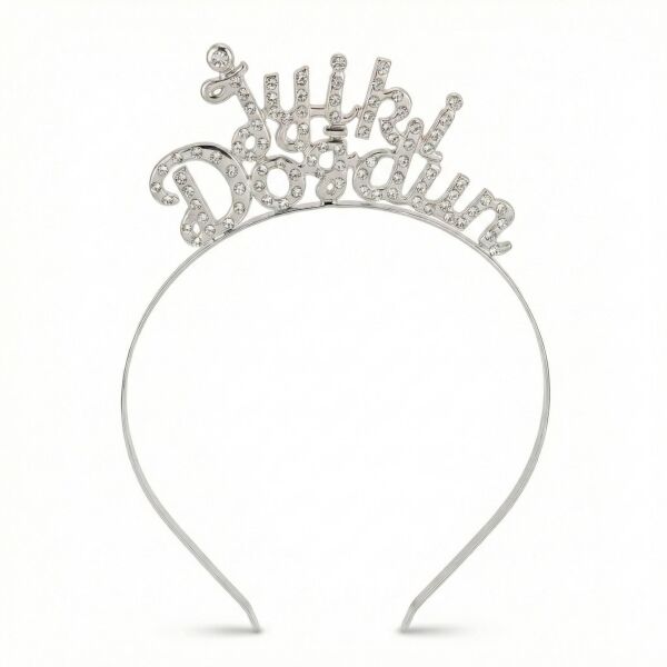 TAÇ TAŞLI METAL İYİKİ DOĞDUN GÜMÜŞ